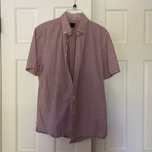 H&M Men’s Blue and Red Plaid Shirt